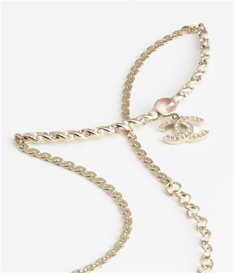 chanel replica strass|Chanel chain jewelry.